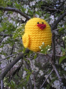 Szydełkowy ptaszek - Crocheted bird