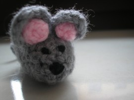 Szydełkowa mysz - Crocheted mouse