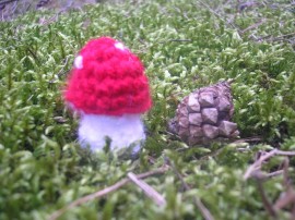 Szydełkowe grzyby - Crocheted mushrooms