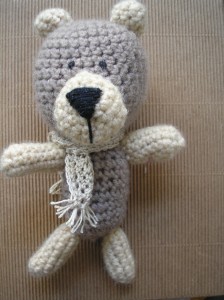 Szydełkowy miś - Crocheted teddybear