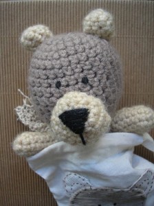 Szydełkowy miś - Crocheted teddybear